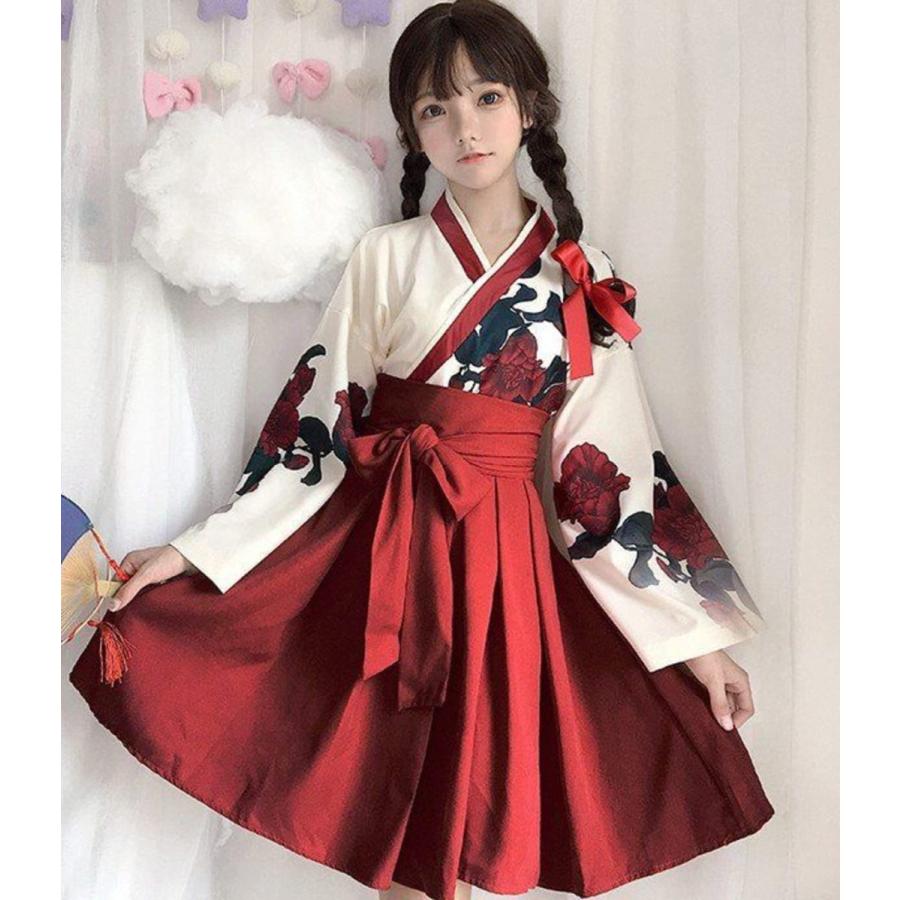 レディレイジー Lady Lazy 大正ロマン 袴 和服 着物 和装 ドレス ロング 花柄 ロリータ ロリィタ服 大きいサイズ ゆったり かわいい 日本最大の