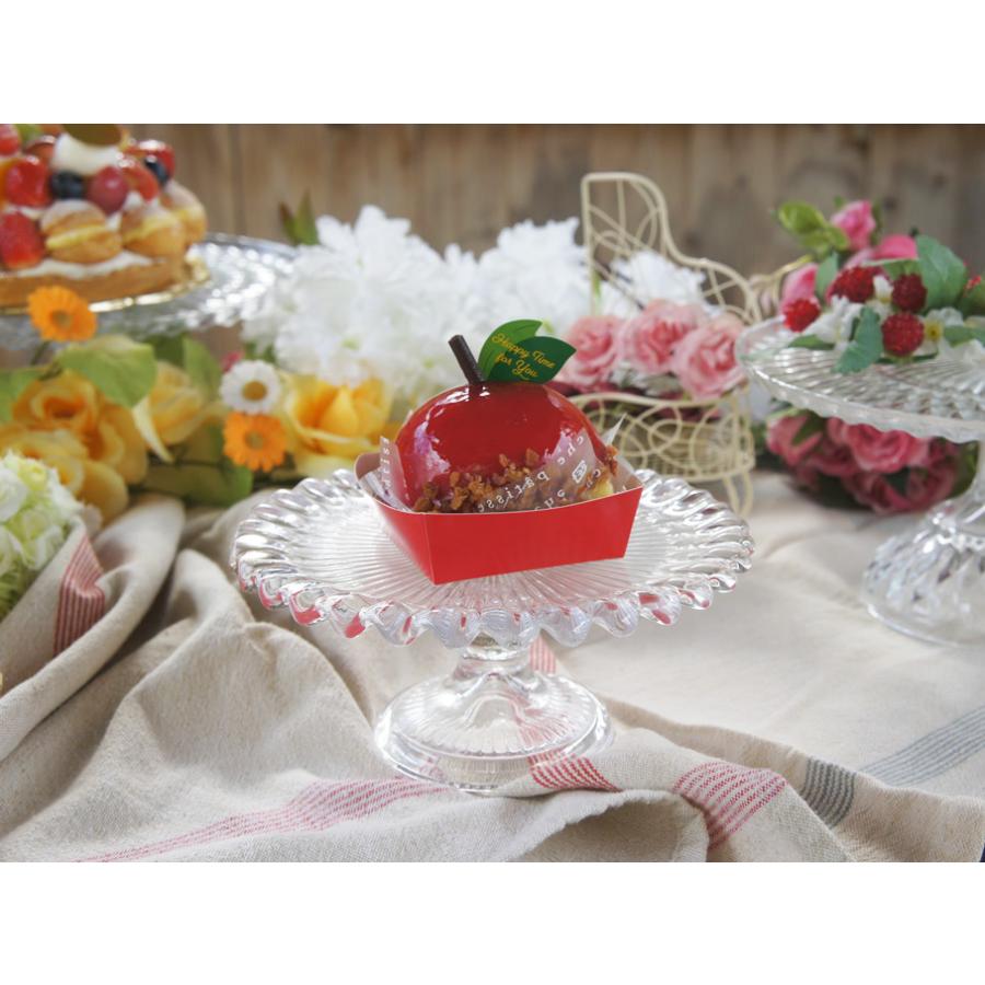 DULTON（ダルトン） 180 プリーツ ケーキ スタンド フリル ガラス