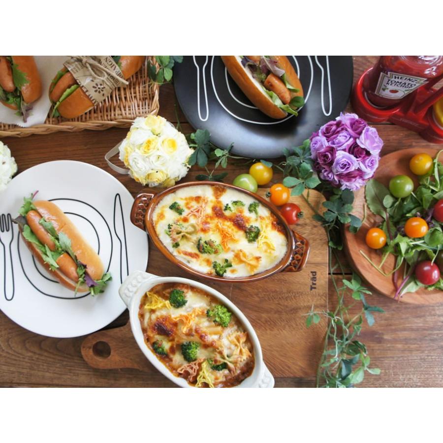 茶 お洒落なグラタン皿 スカンジナビア ブラウン 伊吹クラフト 陶器