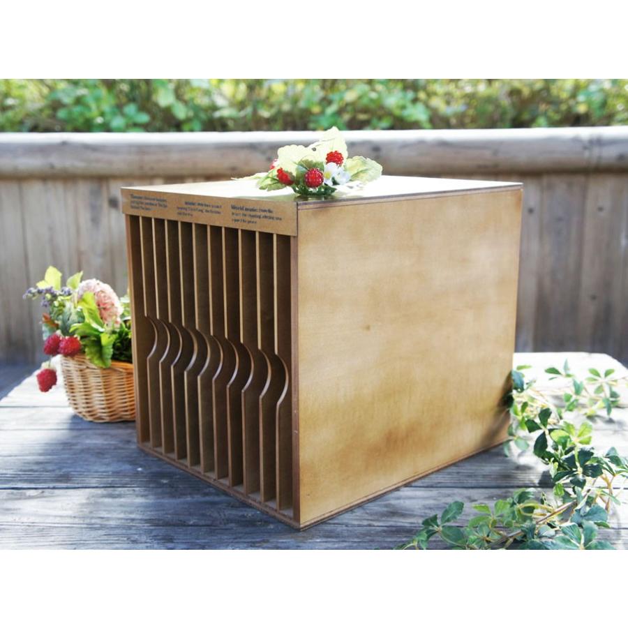 木製　ヴィンテージ　カルテケース　書類棚　アンティーク　昭和レトロ 書類棚/カルテケース - 古家具・古道具 アンティーク家具 kubu（クブ）