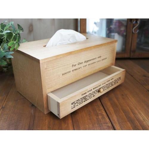 茶 カトラリーケース ティッシュケース 小物入れ付木製ティッシュbox ブラウン マスクケース Ttb1 Romixey 通販 Yahoo ショッピング