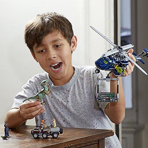 lego jurassic world 75928 blue's helicopter pursuit