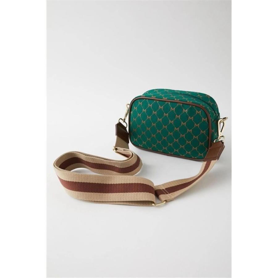 在庫処分 Moussy New Nylon ニューナイロンショルダーバッグ バッグ マウジー レトロなコントラストパターン 限定販売 マウジー