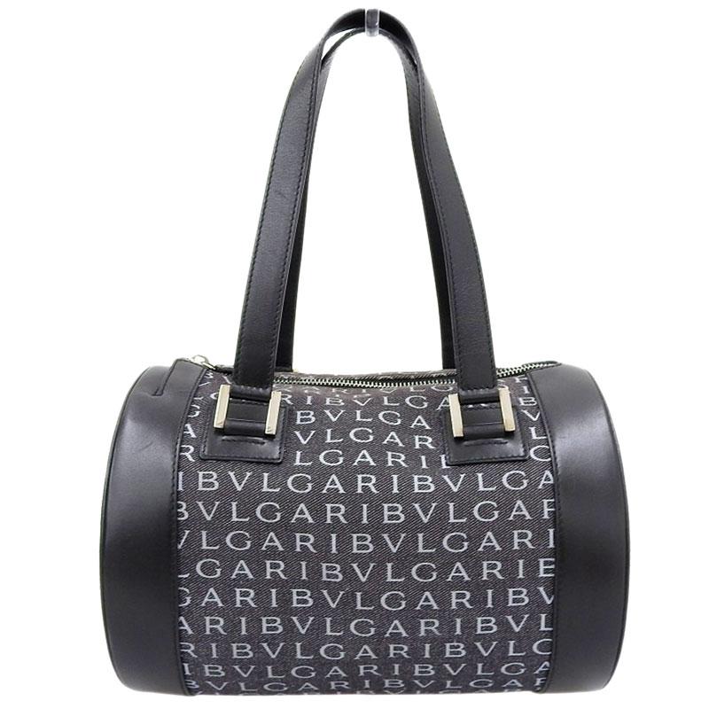 BVLGARI（ブルガリ） ロゴマニア ミニボストン ハンドバッグ