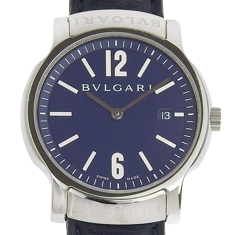 BVLGARI（ブルガリ） ソロテンポ メンズ クォーツ 腕時計 SS 革