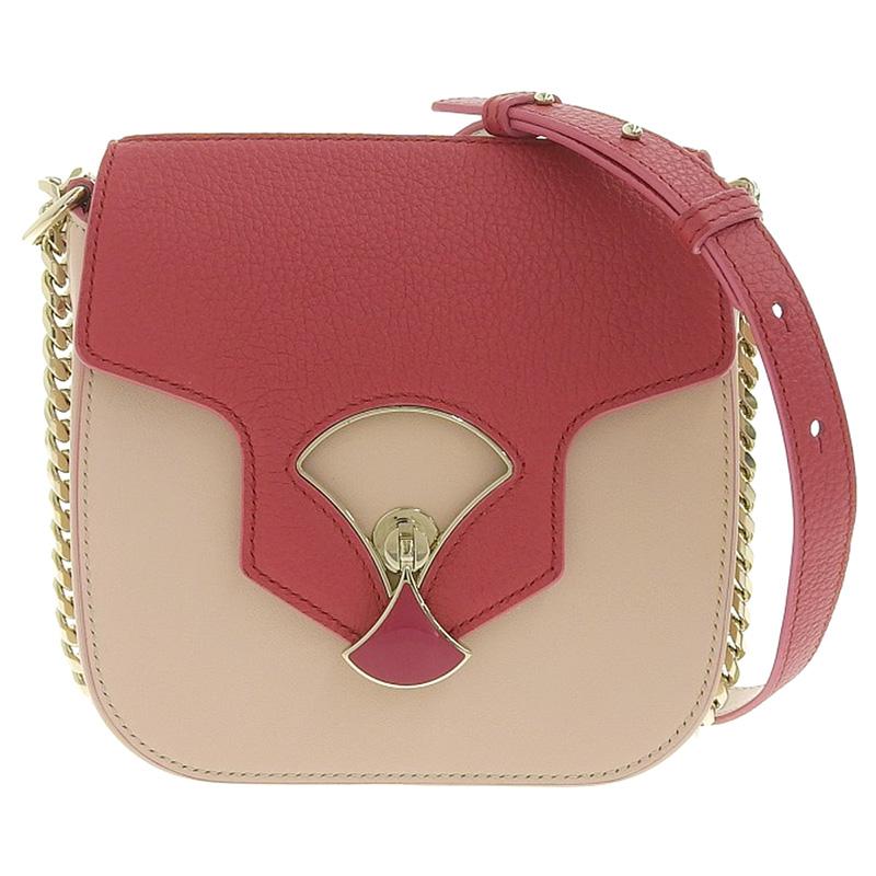 ブルガリ BVLGARI ディーヴァドリーム ショルダーバッグ チェーンショルダー レザー ピンク 中古 新入荷 BV0145 BVLGARI（ブルガリ） ディーヴァドリーム ショルダーバッグ チェーン