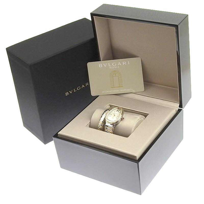 BVLGARI ブルガリ セルペンティトゥボガス SP35SPG SS/PG【中古】 セルペンティ ブルガリ BVLGARI トゥボガス シングルスパイラル