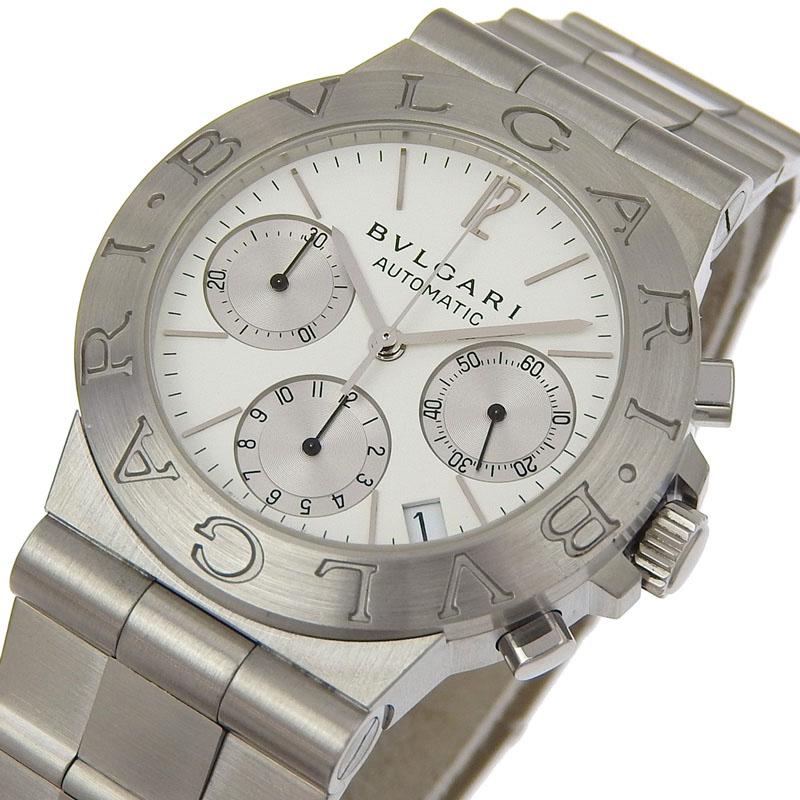 【OH済】★ブルガリ★CH35S AUTO ディアゴノ スポーツ クロノグラフ ディアゴノ ブルガリ BVLGARI ディアゴノスポーツ クロノグラフ メンズ