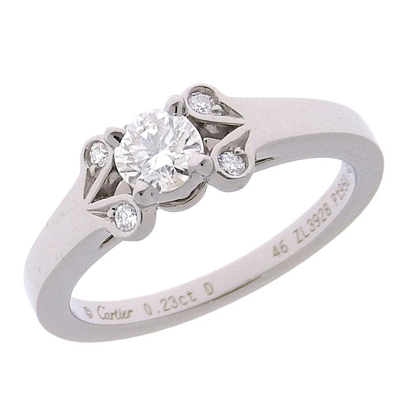 BALLERINE カルティエ CARTIER バレリーナ リング Pt950 プラチナ