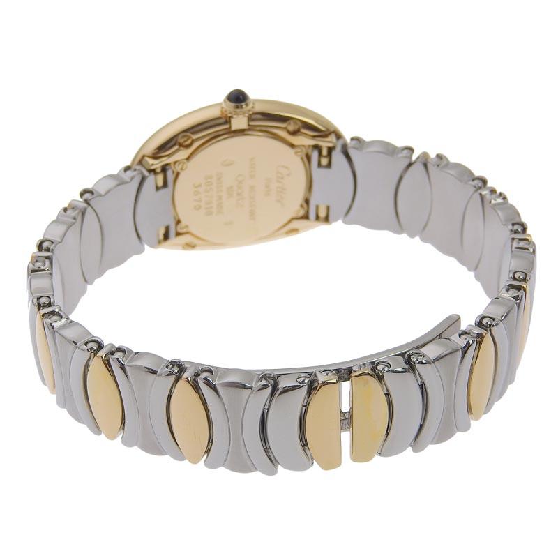 カルティエ CARTIER ベニュワール ベルエポック レディース クォーツ 腕時計 SS/YG アイボリー文字盤 W40002F2 中古 新入荷 CA0448 Cartier（カルティエ） ベニュワール ベルエポック レディース