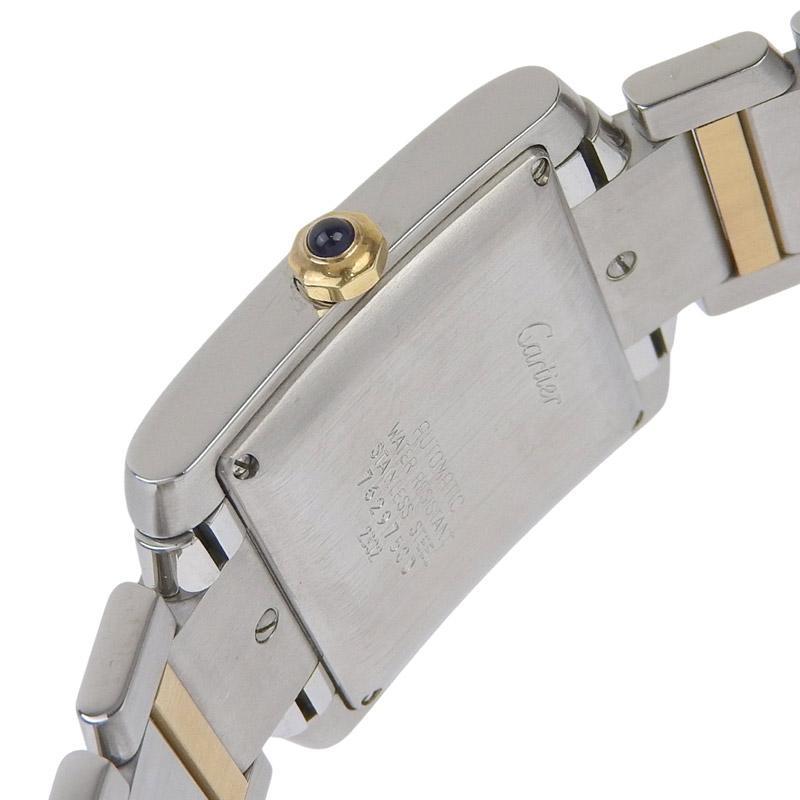 カルティエ CARTIER タンクフランセーズLM メンズ 自動巻き 腕時計 SS/YG ホワイト文字盤 W51005Q4 中古 新入荷 CA0486 | TANK（Cartier） | 03