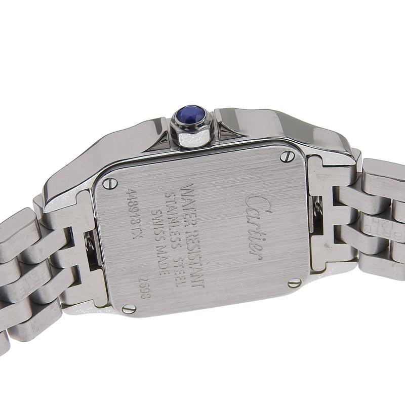 カルティエ CARTIER 時計 サントスドゥモワゼルSM レディース クォーツ 腕時計 SS アイボリー文字盤 W25064Z5 中古 新入荷 CA0569 中古)CARTIER カルティエ サントス ドゥモワゼル SM W25064Z5（商品ID