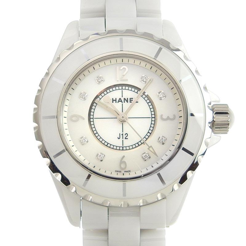 シャネル CHANEL J12 レディース クォーツ 腕時計 セラミック 8Pダイヤモンド ホワイトシェル文字盤 H2422 中古 新入荷  CH0790 :CH0790:ブランドショップロンド - 通販 - Yahoo!ショッピング