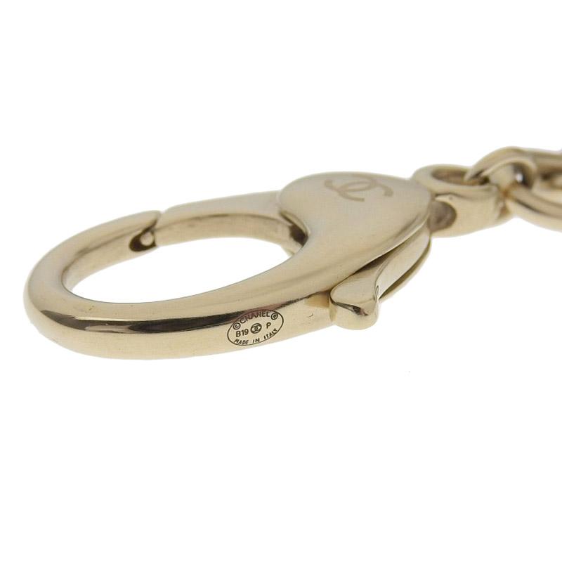 CHANEL（シャネル） バッグチャーム キーホルダー ブラック ゴールド