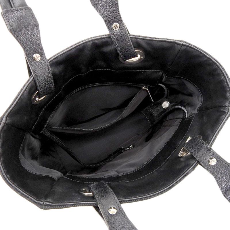 CHANEL シャネル パリビアリッツトートPM トートバッグ レザー  