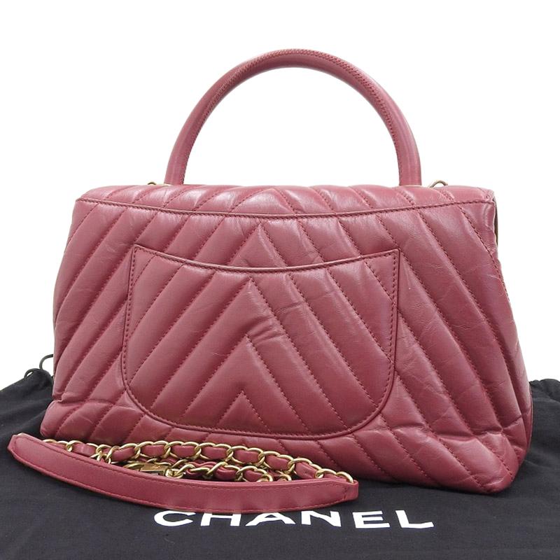CHANEL（シャネル） ココハンドル Vステッチ 2WAYバッグ ハンドバッグ