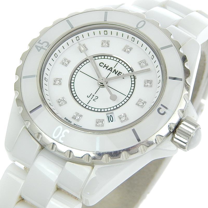 C9228 | [中古]シャネル J12 ホワイトセラミック 38MM H1629 ホワイト 