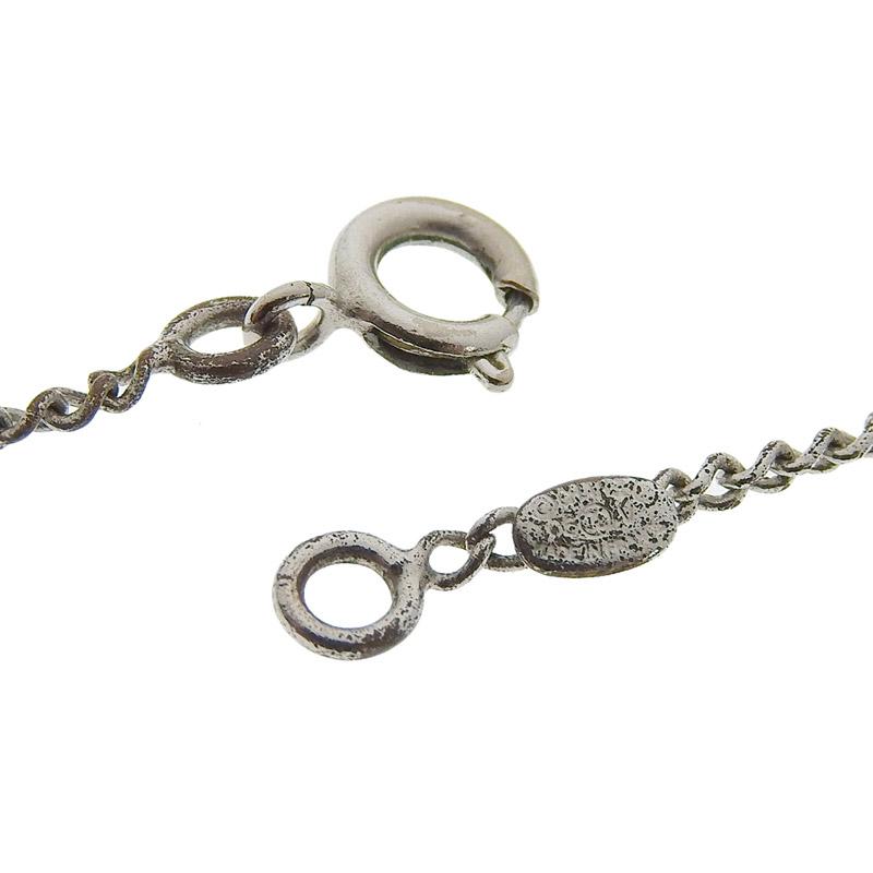 CHANEL シャネル ネックレス ココマーク シルバー色/ブラック 06V 中古