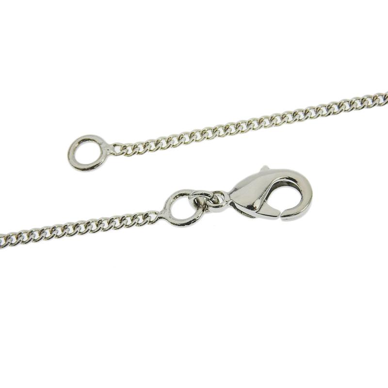 CHANEL（シャネル） ネックレス ココマーク ブラック/シルバー色 07A