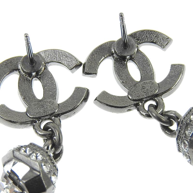 CHANEL（シャネル） ピアス ココマーク ラインストーン C20V 中古 新