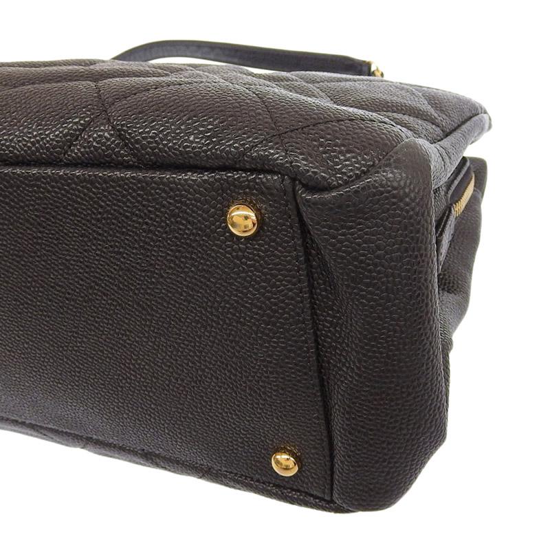 シャネル CHANEL マトラッセ ショルダーバッグ チェーンショルダー キャビアスキン ブラック 中古 新入荷 CH0947 キャビアスキン シャネル CHANEL マトラッセ ショルダーバッグ