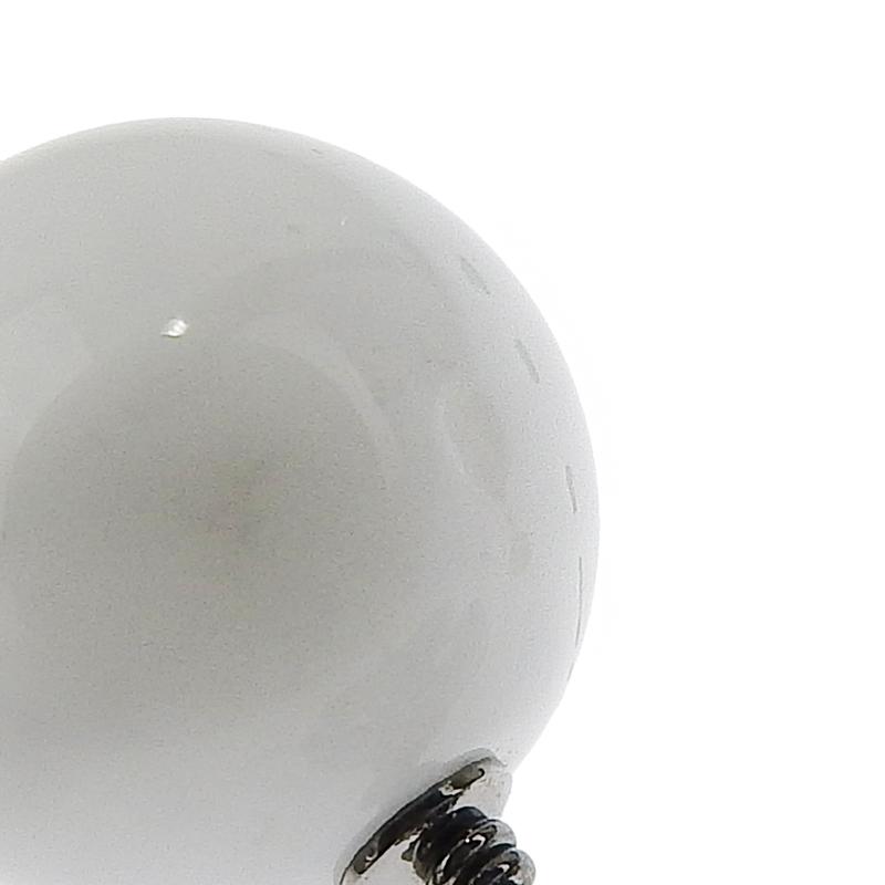 CHANEL シャネル ココマーク ピアス 白玉 ホワイト 07A 中古 新