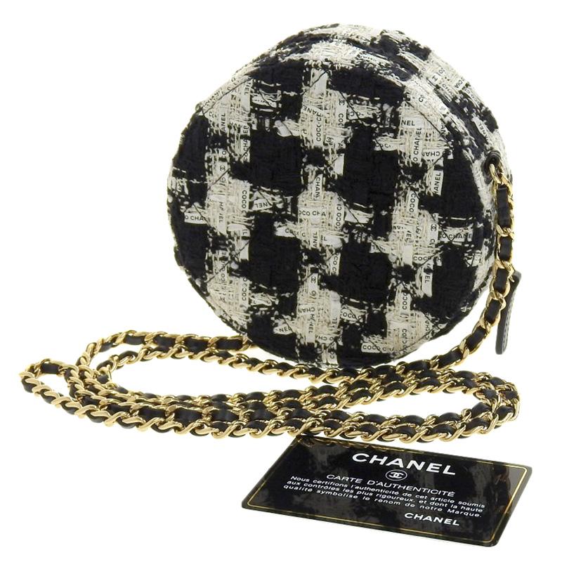 シャネル CHANEL マトラッセ ショルダーバッグ チェーンショルダー ツイード ホワイト ブラック 29番台 中古 新入荷 CH0982 マトラッセ シャネル CHANEL ショルダーバッグ チェーンショルダー