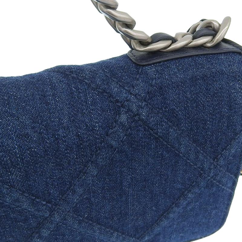 CHANEL 19 シャネル デニム チェーンウォレット ショルダーバッグ ココ