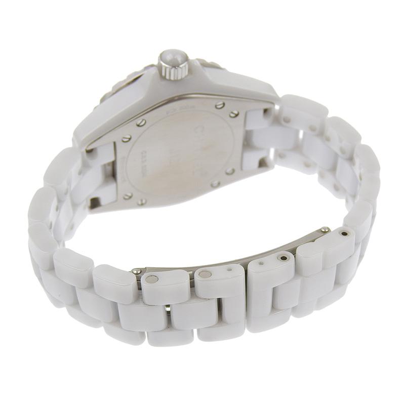 J12 シャネル CHANEL レディース クォーツ 腕時計 セラミック/SS 12P
