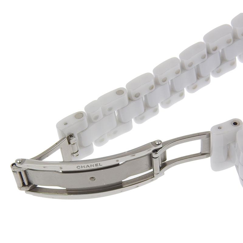 J12 シャネル CHANEL レディース クォーツ 腕時計 セラミック/SS 12P