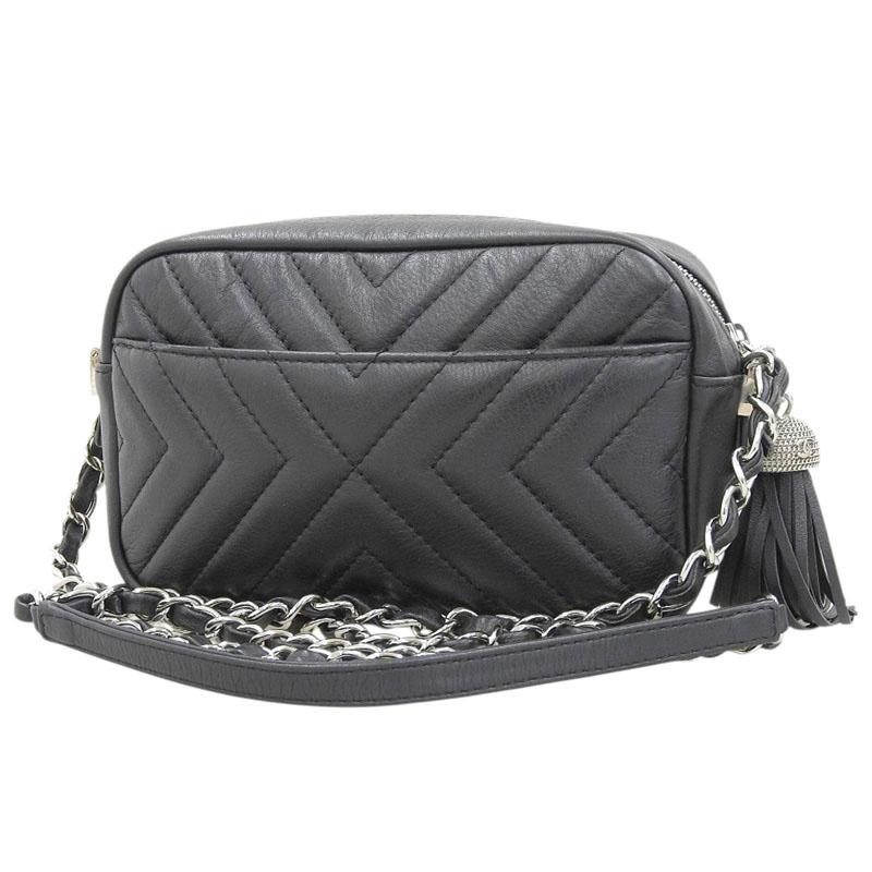 V Stitch シャネル CHANEL シェブロン Vステッチ フリンジ チェーン