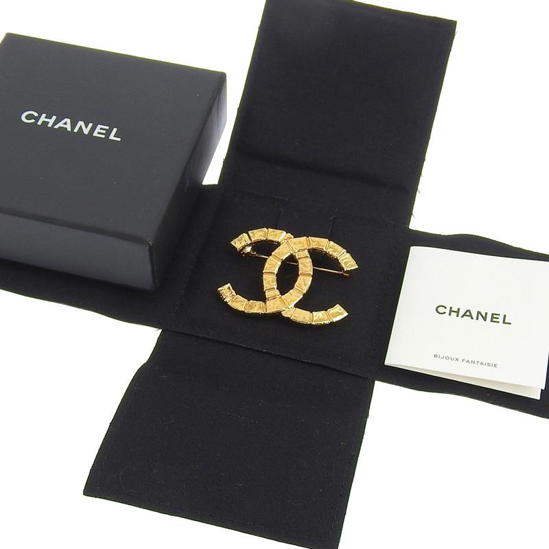 CHANEL（シャネル） ブローチ ココマーク GP ゴールド色 B22A 中古 新