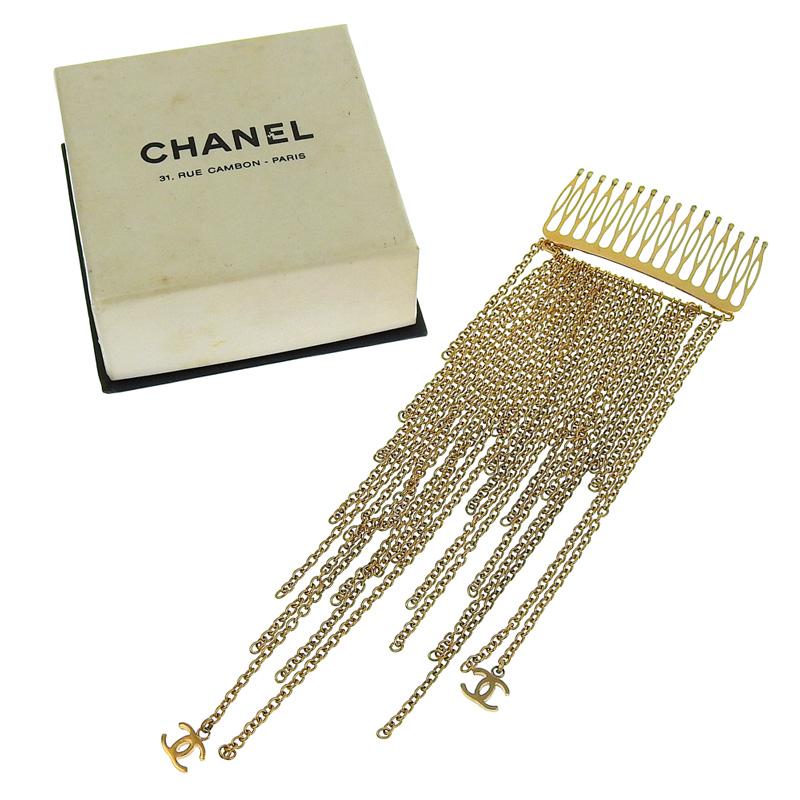 CHANEL（シャネル） ヘアアクセサリー かんざし コーム ココマーク
