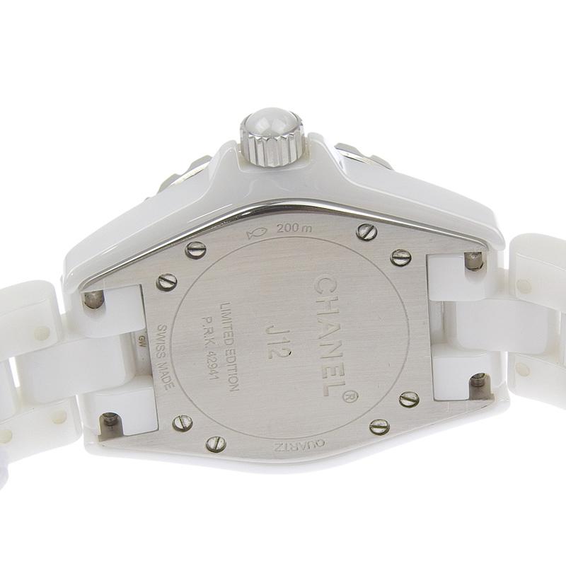 J12 シャネル CHANEL レディース クォーツ 腕時計 セラミック/SS