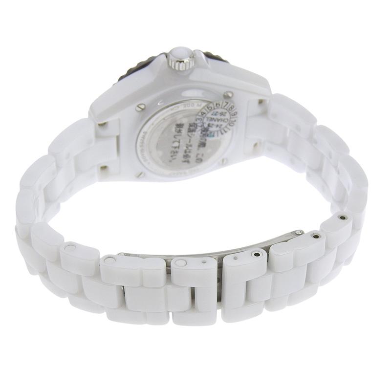 シャネル CHANEL J12 クチュール レディース クォーツ 腕時計 セラミック/SS ホワイト文字盤 H9763 美品 新入荷 CH1061 J12 シャネル CHANEL クチュール レディース クォーツ 腕時計