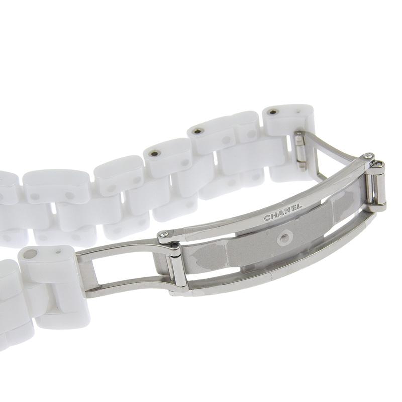 シャネル CHANEL J12 クチュール レディース クォーツ 腕時計 セラミック/SS ホワイト文字盤 H9763 美品 新入荷 CH1061 J12 シャネル CHANEL クチュール レディース クォーツ 腕時計