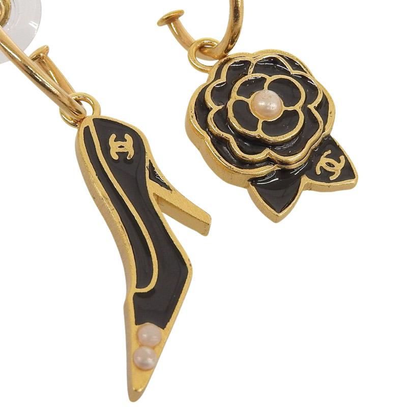 CHANEL（シャネル） カメリア ハイヒール ココマーク ピアス GP