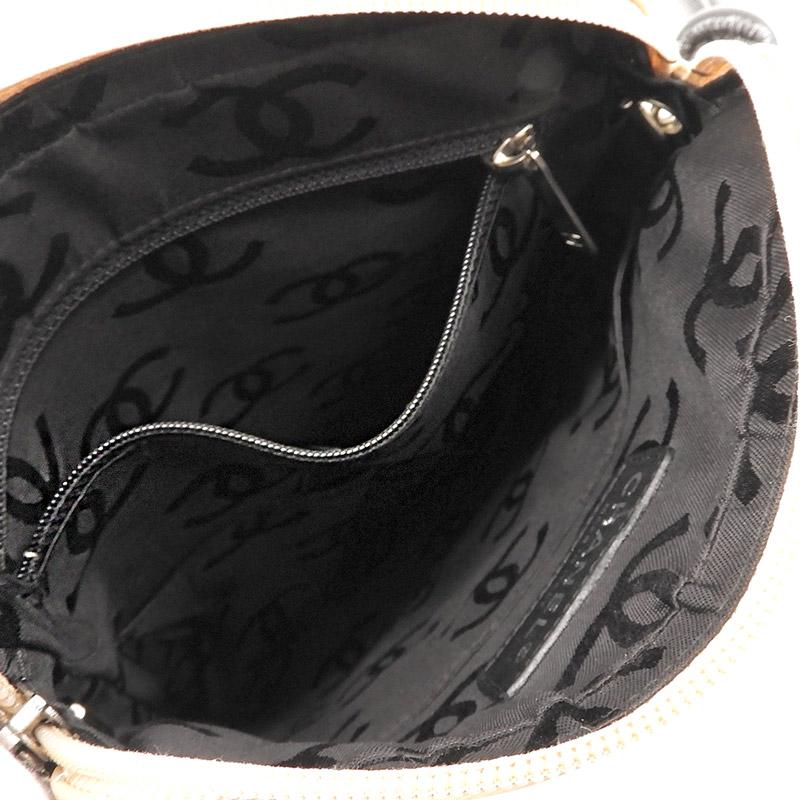 CAMBON シャネル CHANEL カンボンライン ショルダーバッグ ラムスキン