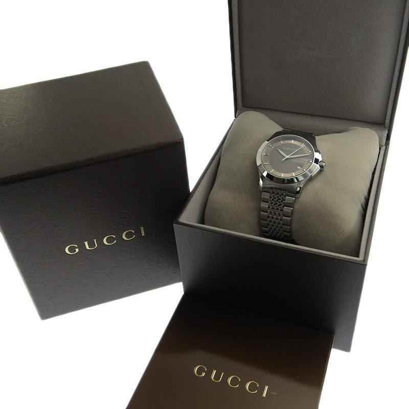 超歓迎超歓迎GUCCI グッチ Gタイムレス メンズ 腕時計 YA126406 中古品