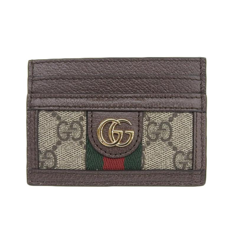 グッチ GUCCI カードケース オフィディア GGスプリーム PVC レザー  