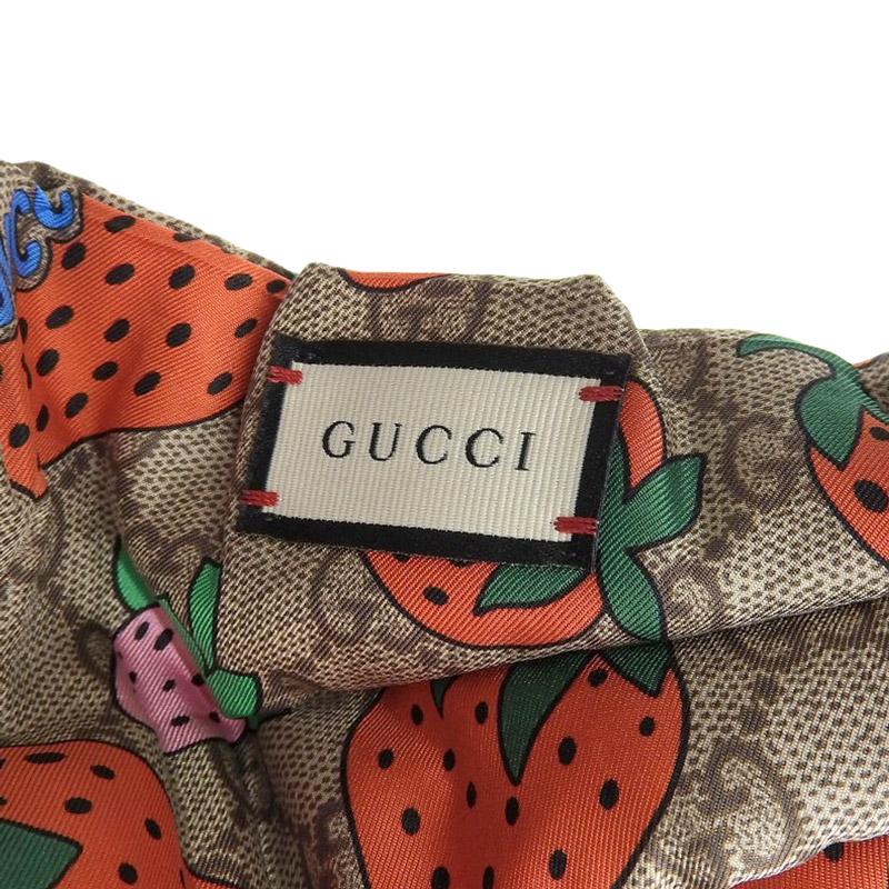 GG グッチ GUCCI ストロベリープリント ヘッドバンド ターバン GG グッチ GUCCI ストロベリープリント ヘッドバンド ターバン