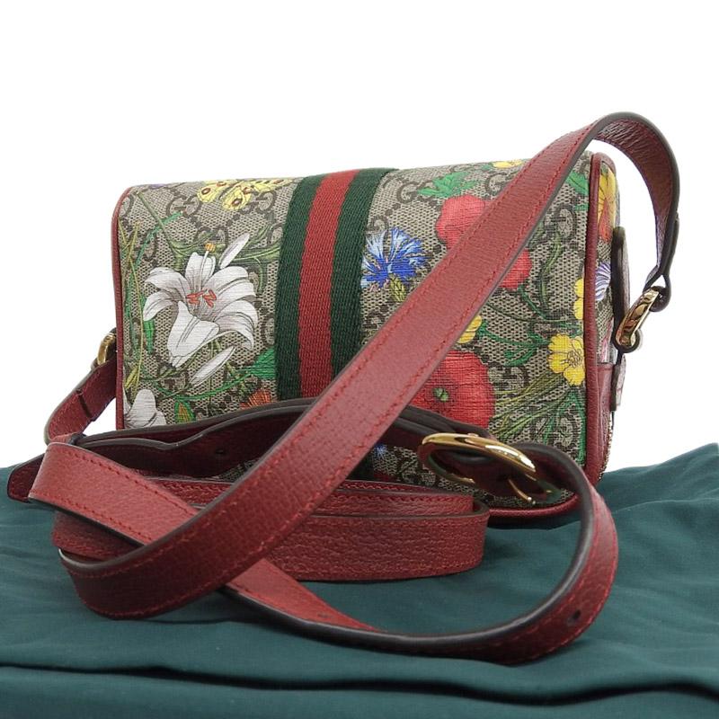 Ophidia グッチ GUCCI オフィディア GGフローラ ショルダーバッグ ミニ 