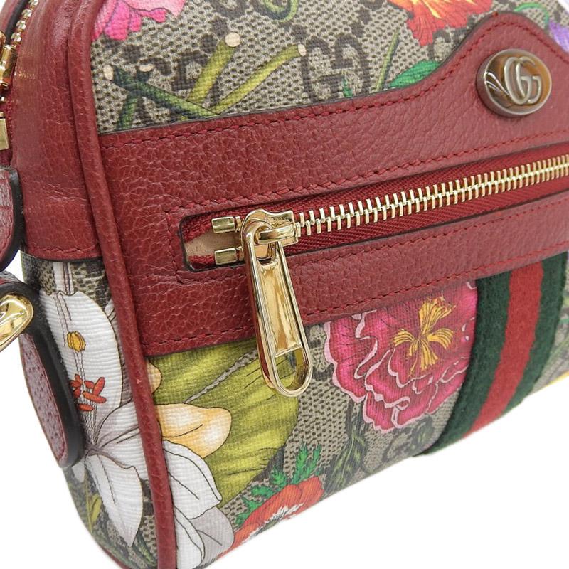 Ophidia グッチ GUCCI オフィディア GGフローラ ショルダーバッグ ミニ