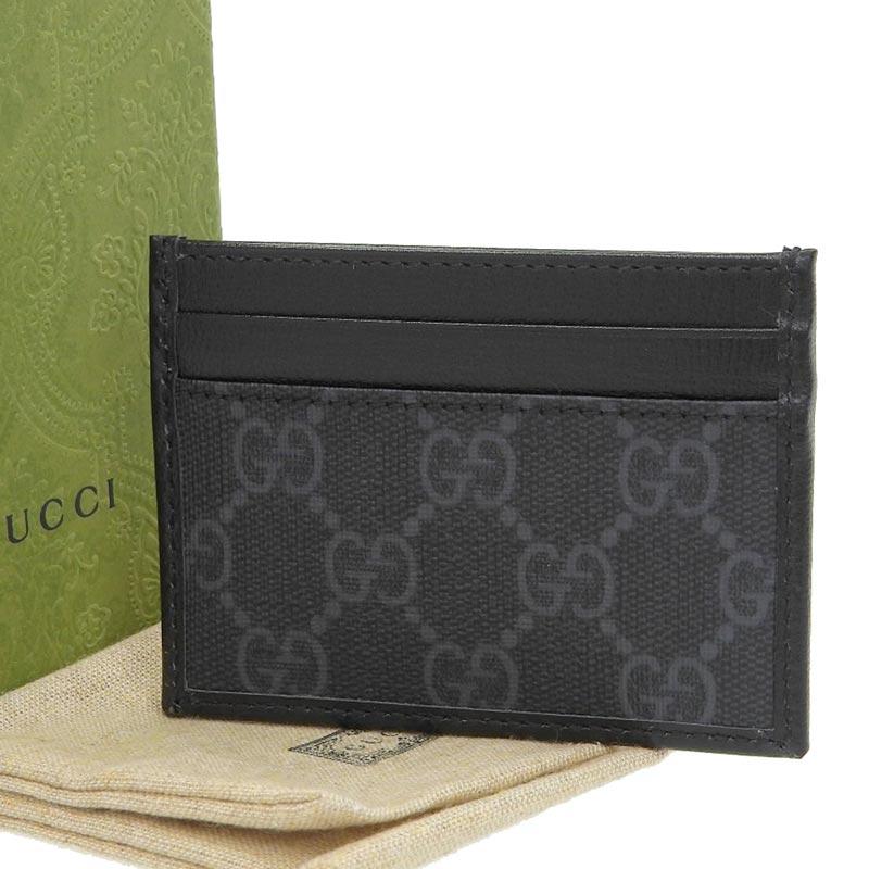 GUCCI グッチ カードケース グッチシマ GG柄 インターロッキング