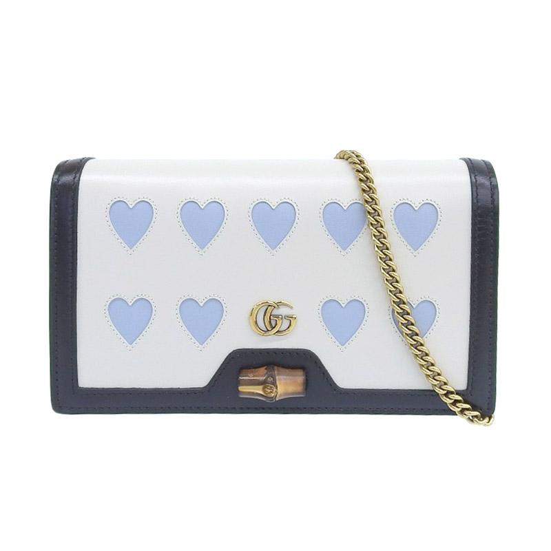 グッチ GUCCI ダイアナ ミニバッグ ショルダー クラッチバッグ レザー