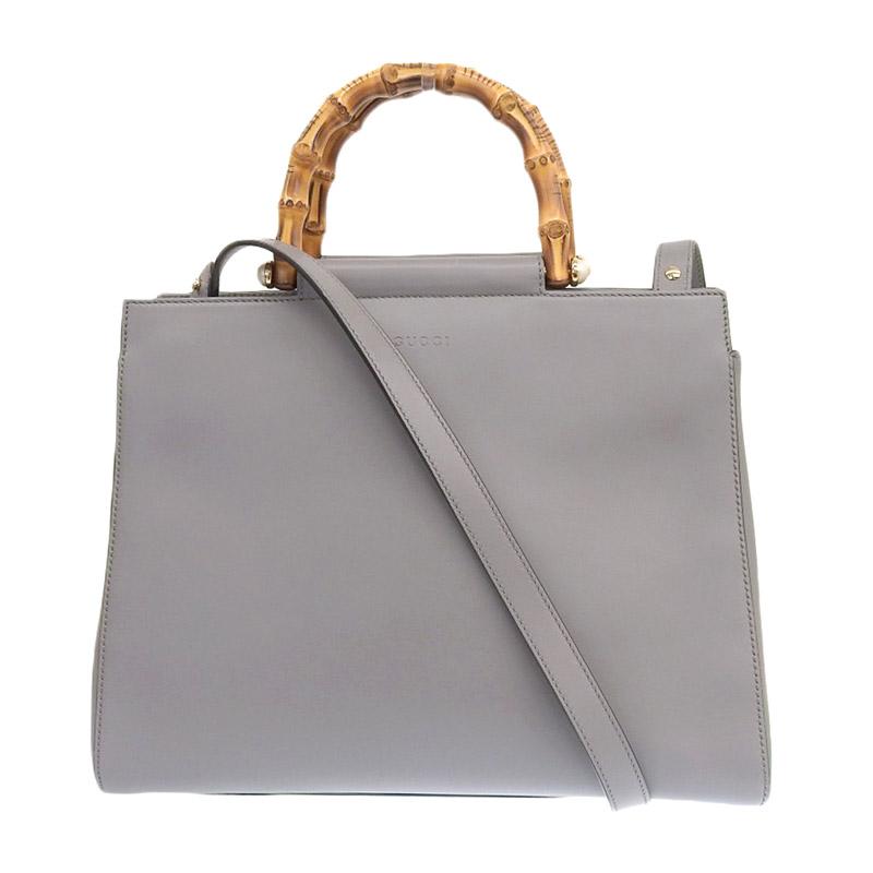 バンブー グッチ GUCCI ニムフェア ミディアム 2WAYバッグ  