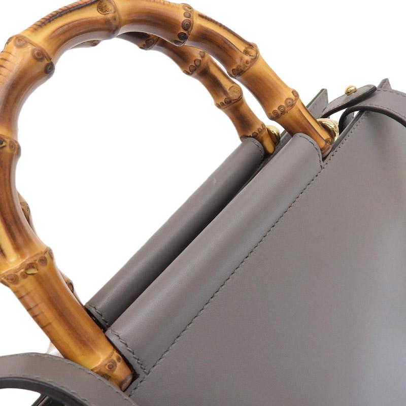 バンブー グッチ GUCCI ニムフェア ミディアム 2WAYバッグ