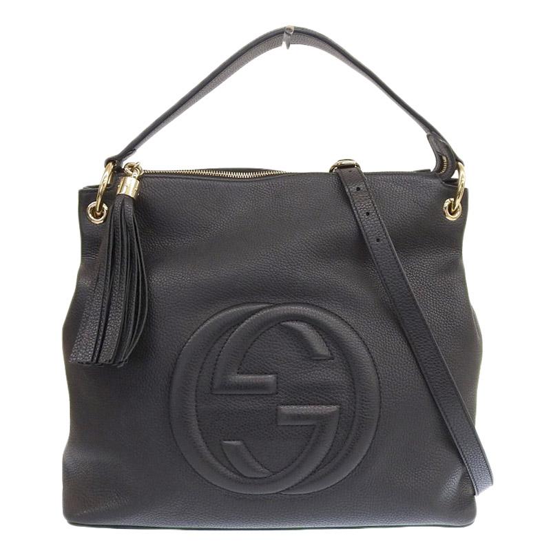 【美品】グッチ ソーホー 536194 インターロッキングG ショルダーバッグ GUCCI グッチ ソーホー インターロッキングG 2WAYバッグ