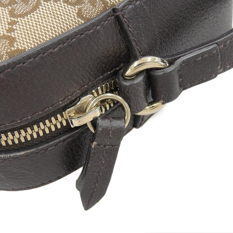 グッチ GUCCI ショルダーバッグ 斜め掛けショルダー GGキャンバス/レザー ベージュ/ブラウン BEE 蜂 412008 中古 新入荷 GU0551 GUCCI（グッチ） ショルダーバッグ 斜め掛けショルダー GGキャンバス