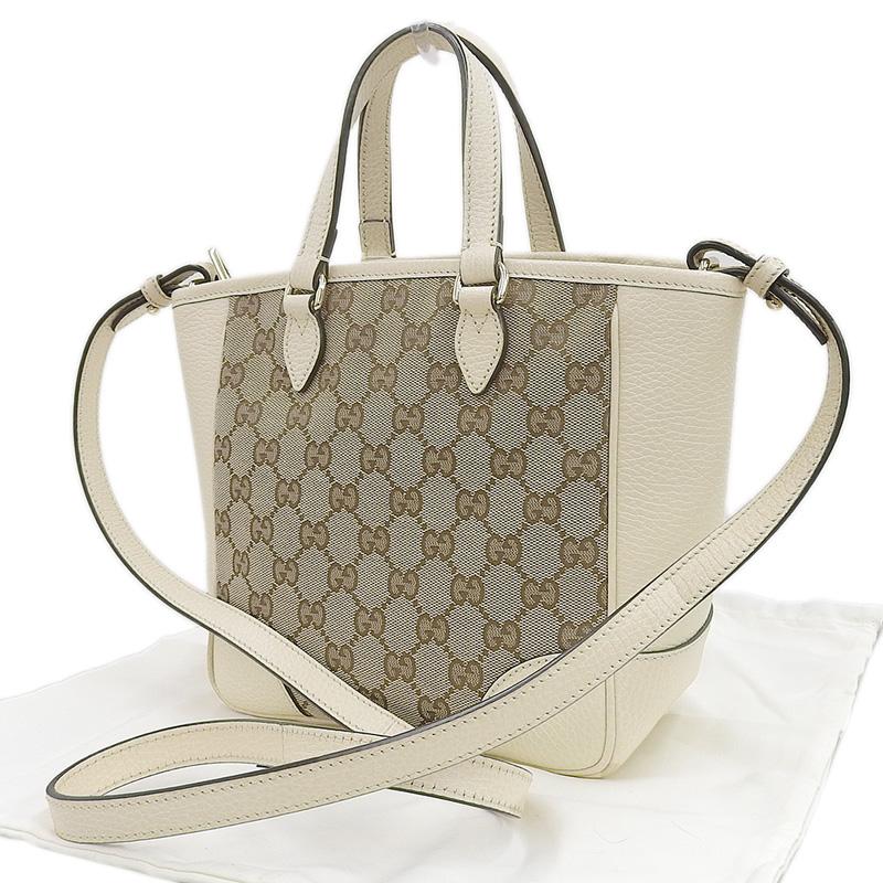グッチ GUCCI 2WAYバッグ ハンドバッグ ショルダーバッグ GGキャンバス 